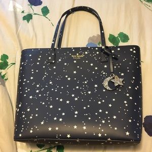 Kate Spade Grecia Kearny Street Star Tote Navy